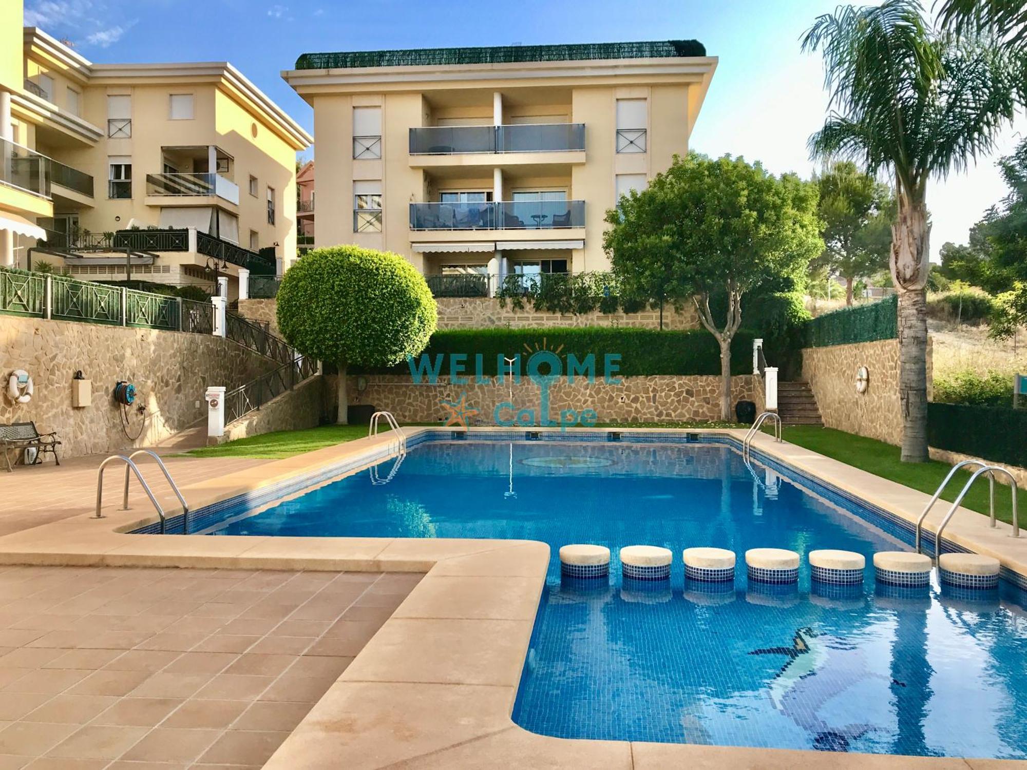 Manzana Bonito Y Comodo Apartamento Con Piscina Calp Dış mekan fotoğraf