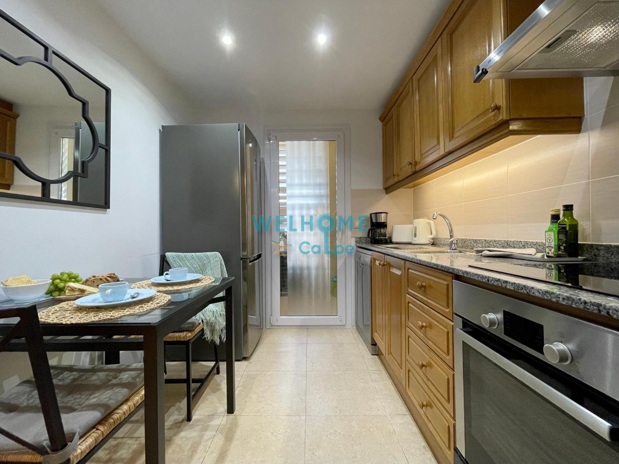 Manzana Bonito Y Comodo Apartamento Con Piscina Calp Dış mekan fotoğraf