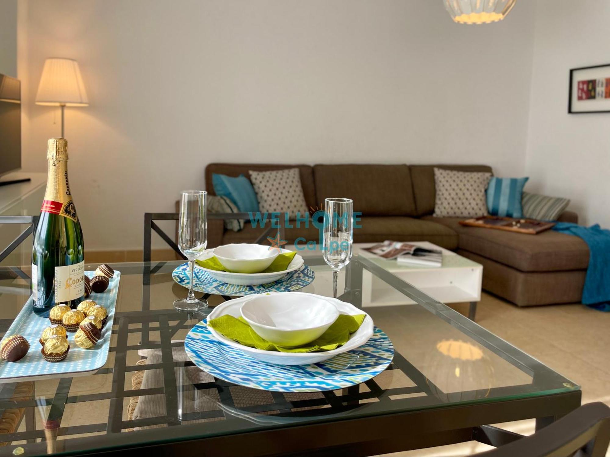 Manzana Bonito Y Comodo Apartamento Con Piscina Calp Dış mekan fotoğraf