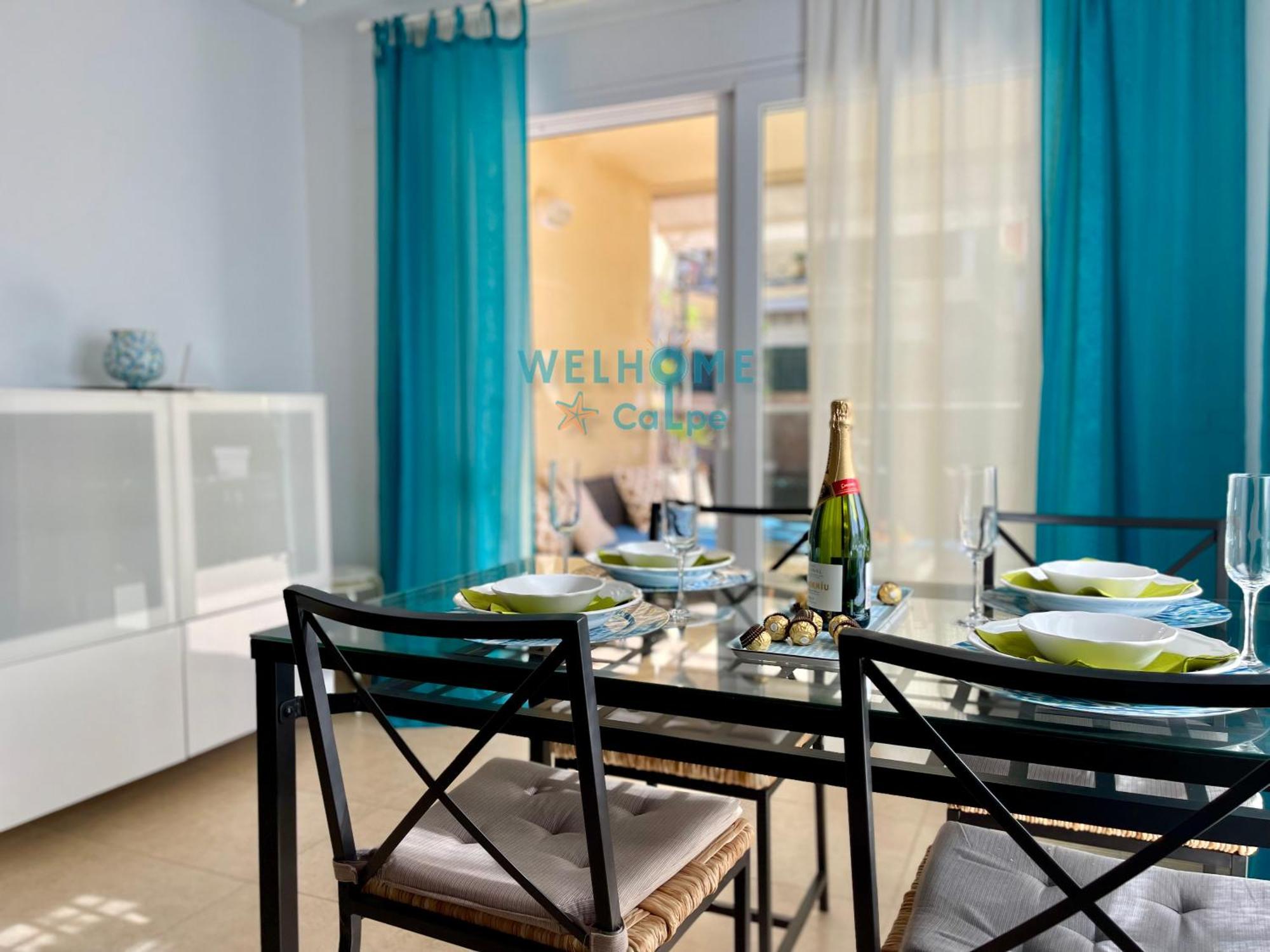 Manzana Bonito Y Comodo Apartamento Con Piscina Calp Dış mekan fotoğraf