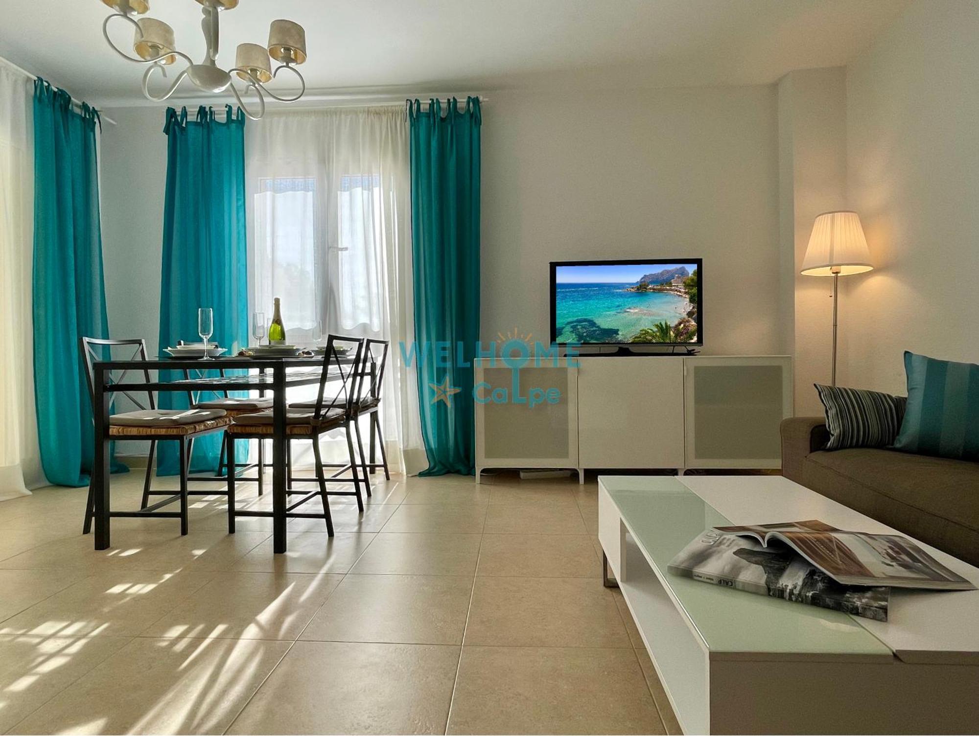 Manzana Bonito Y Comodo Apartamento Con Piscina Calp Dış mekan fotoğraf
