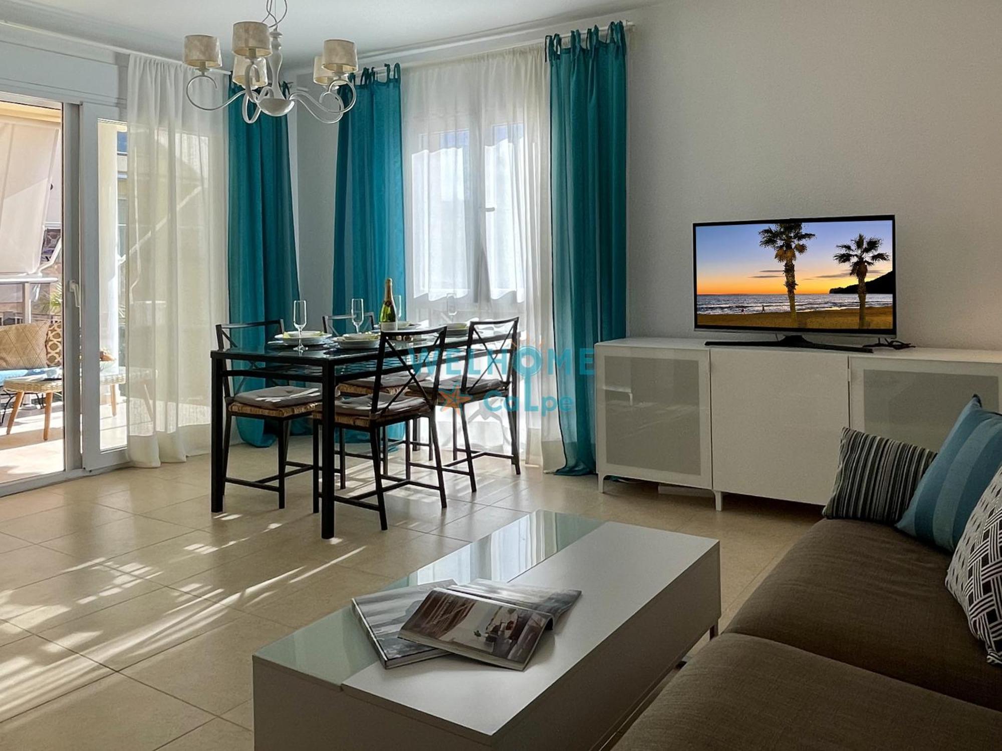Manzana Bonito Y Comodo Apartamento Con Piscina Calp Dış mekan fotoğraf