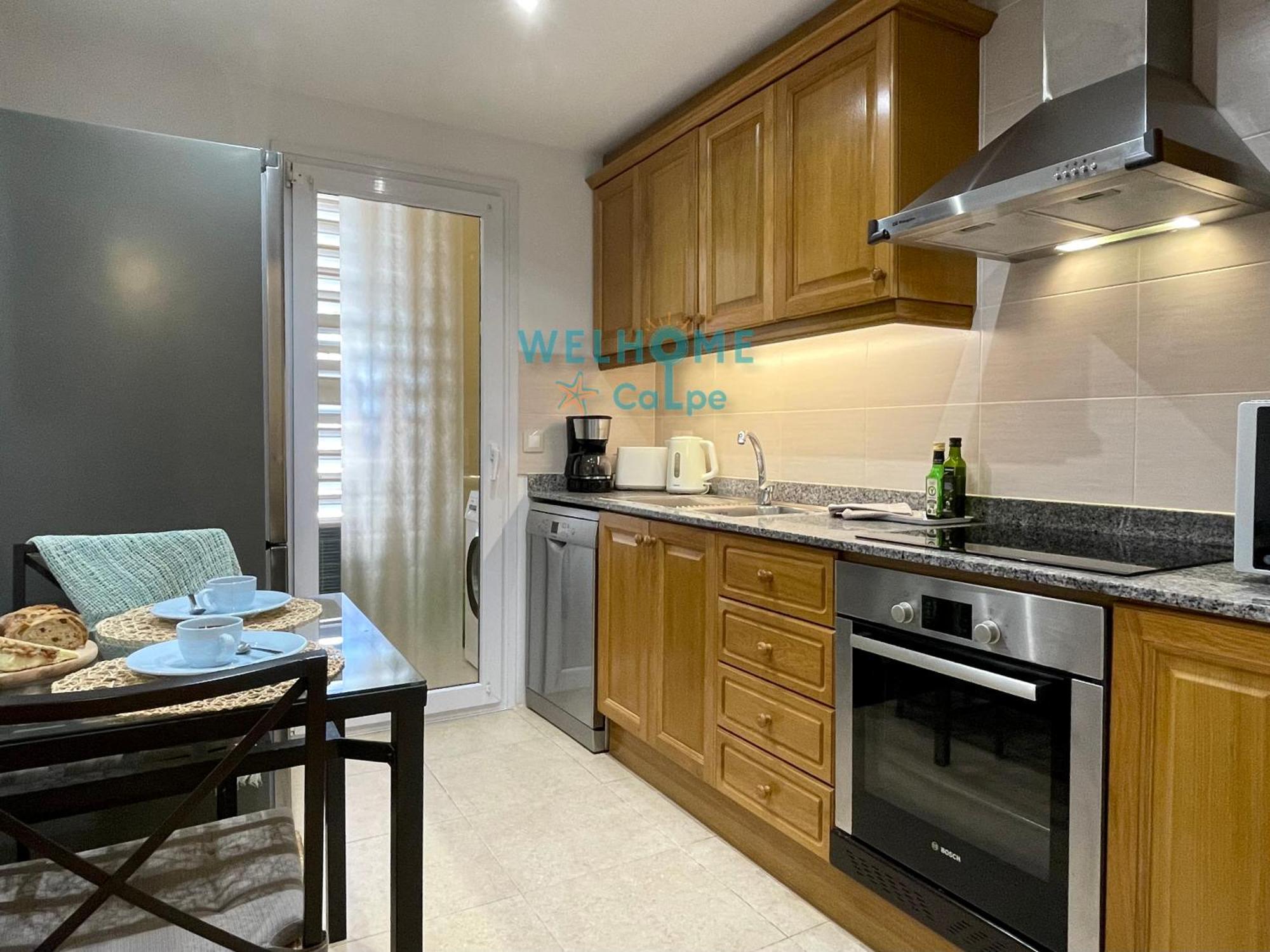 Manzana Bonito Y Comodo Apartamento Con Piscina Calp Dış mekan fotoğraf