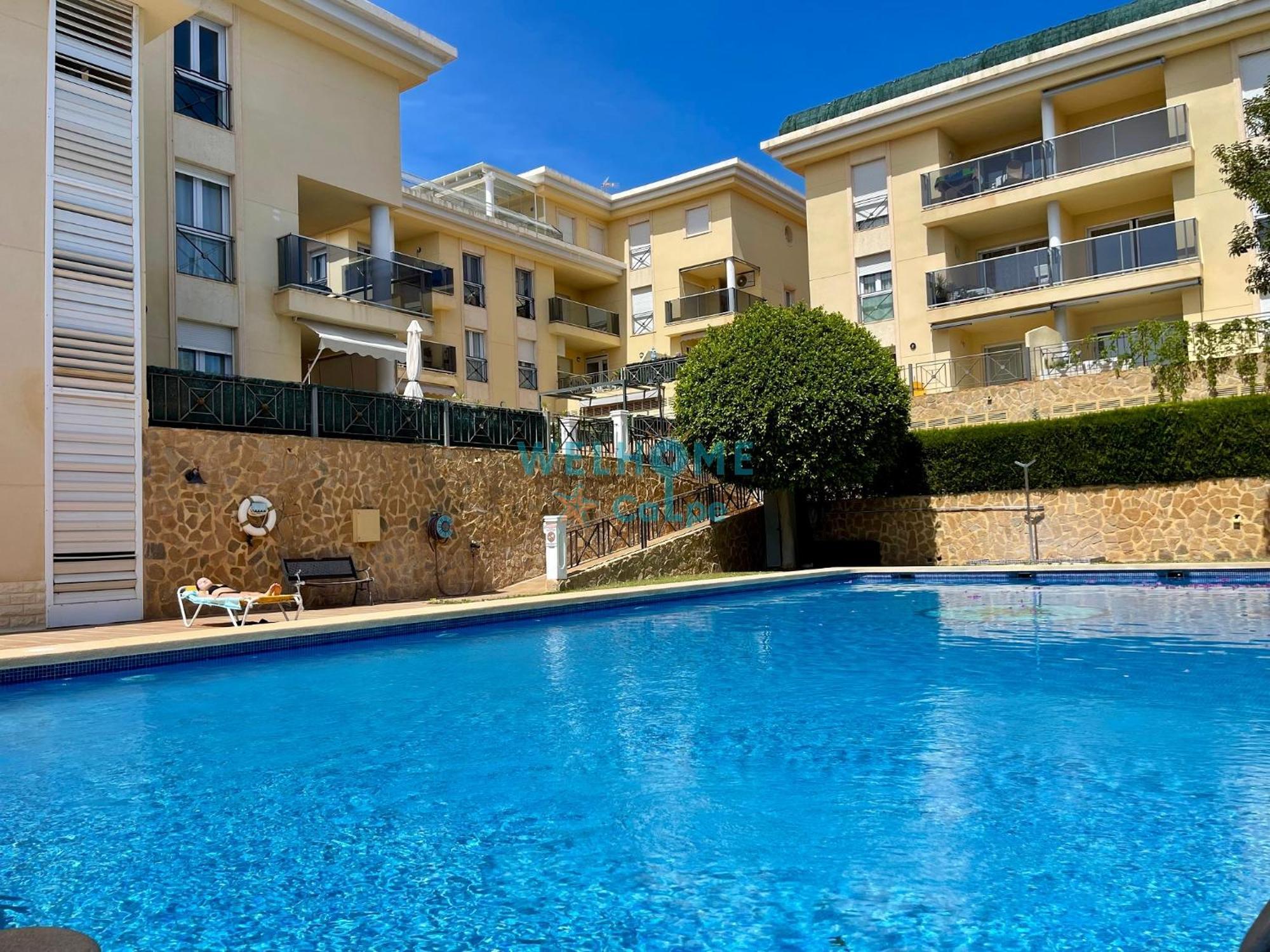 Manzana Bonito Y Comodo Apartamento Con Piscina Calp Dış mekan fotoğraf